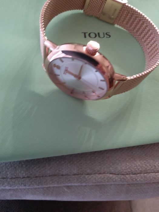 Relógio de sra Rose gold Tous com ecrã madrepérola pulseira ajustável