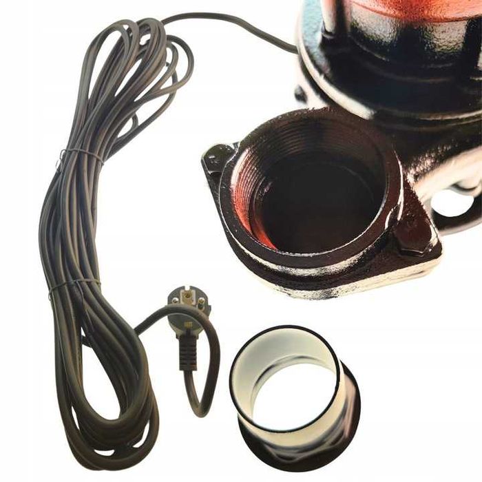 POMPA Do Wody Brudnej Szamba z Rozdrabniaczem 3850W ŻELIWO