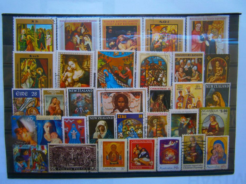 44 selos do tema Motivos religiosos todos diferentes