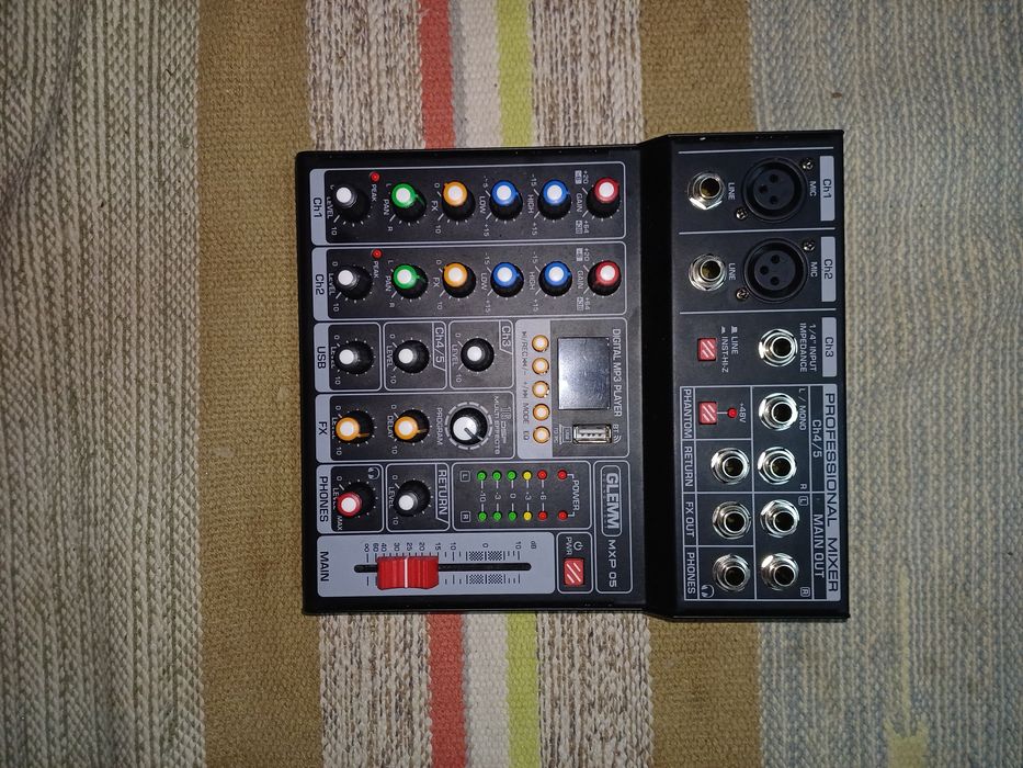 Mesa de som GLEM MXP 05