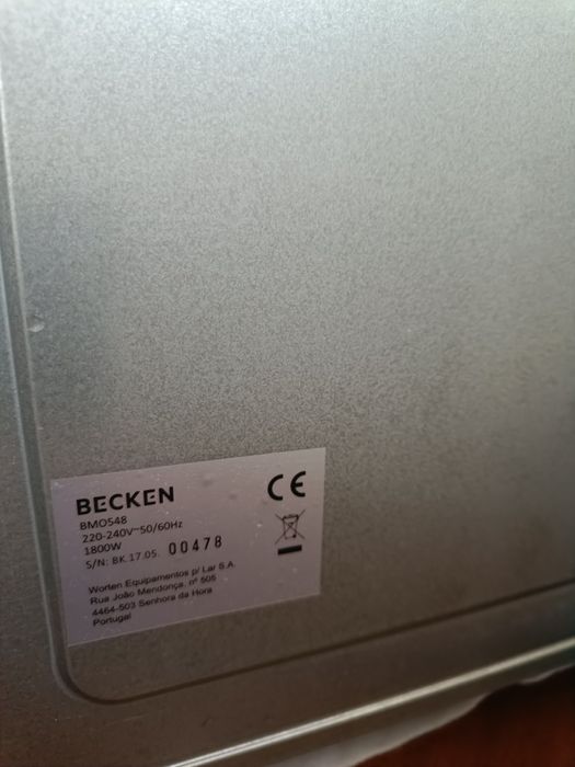 Becken Mini Forno VC eléctrico - 48L