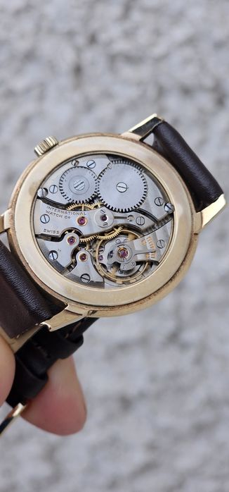 Złoty zegarek Iwc schaffhausen  cal.89