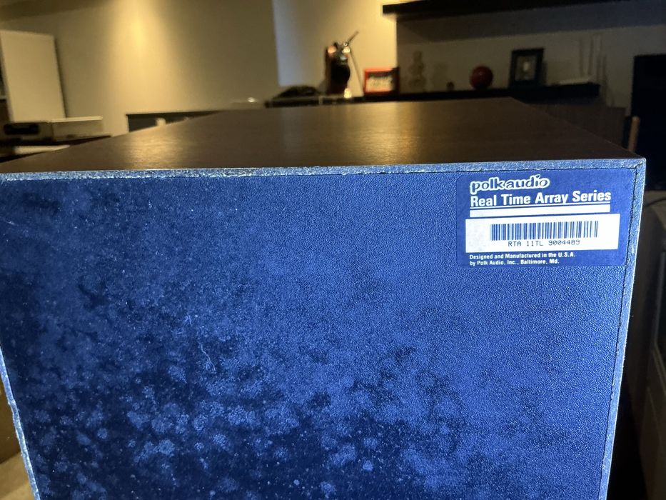 Colunas speakers Polk Audio RTA 11 TL, made in USA