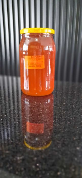 Miód lipowy słoik 1.2 kg POLSKI wysyłka