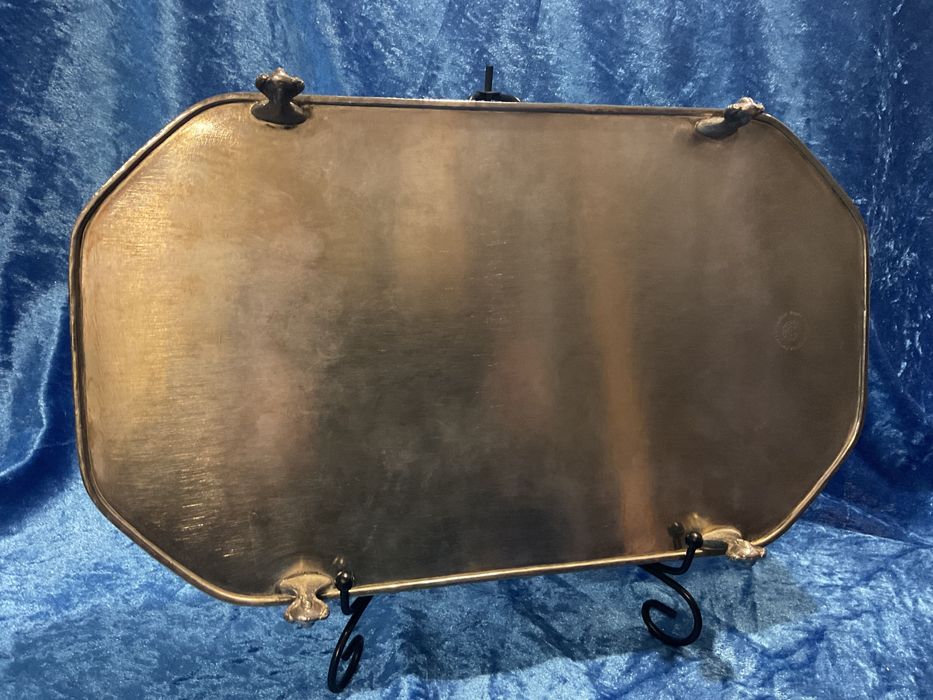 Bandeja retangular oitavada casquinha inglesa 36x20 cm433728656518696964