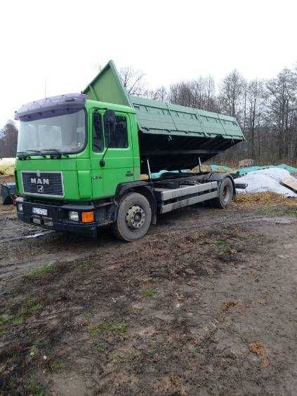 Man 18-272 wywrotka wraz z przyczepą komplet