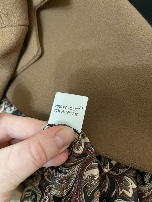 Пальто осенее camel