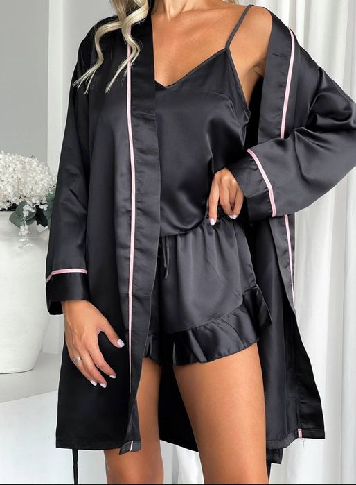 ПІЖАМКИ ЖІНОЧІ | Сорочка+штани| тор+шорти+халат | сорочка + шорти