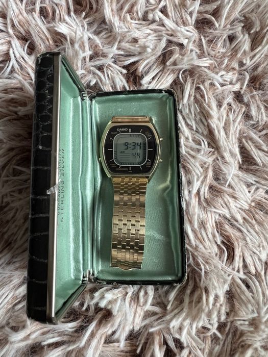 Zegarek Casio Time Scan 1979r Niespotykany złoty kolor.