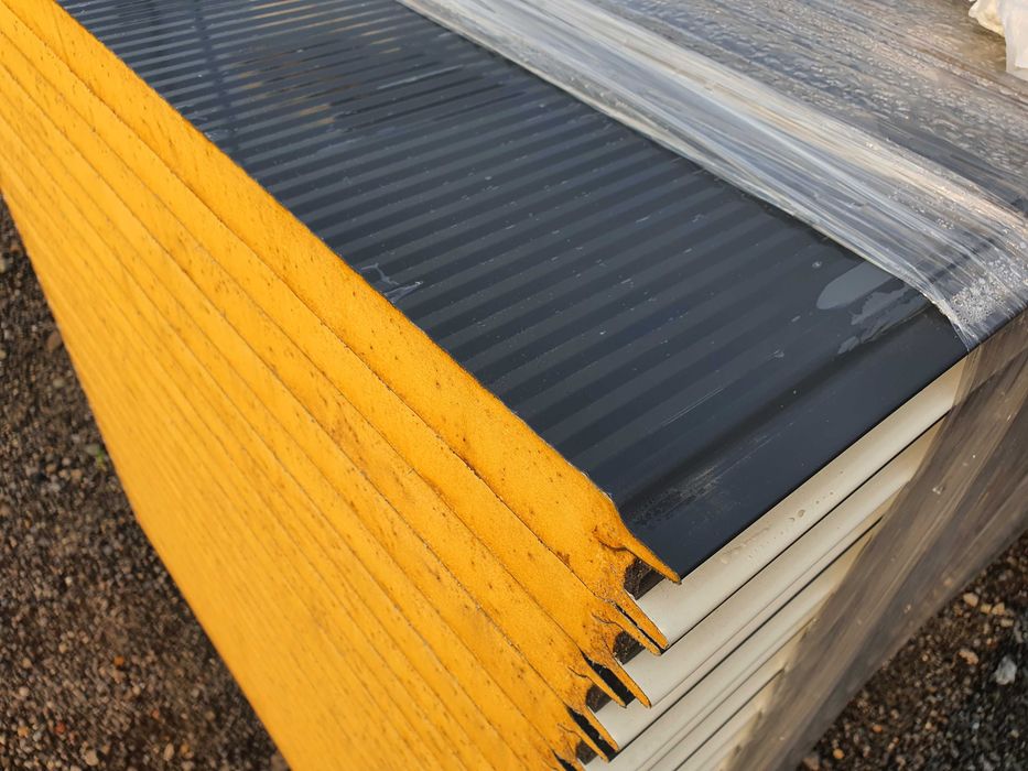 Płyta warstwowa, ścienna, piana PIR, 40mm, magazyn, hala, warsztat