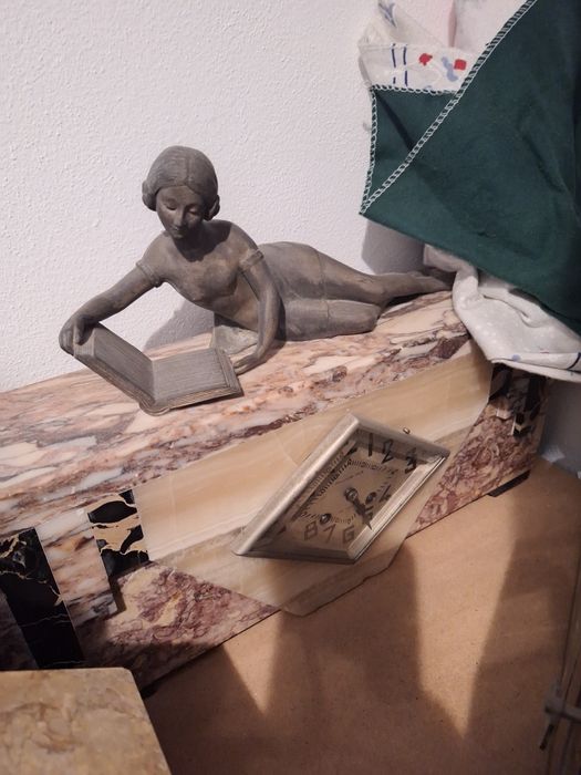 Relógio francês arte nova