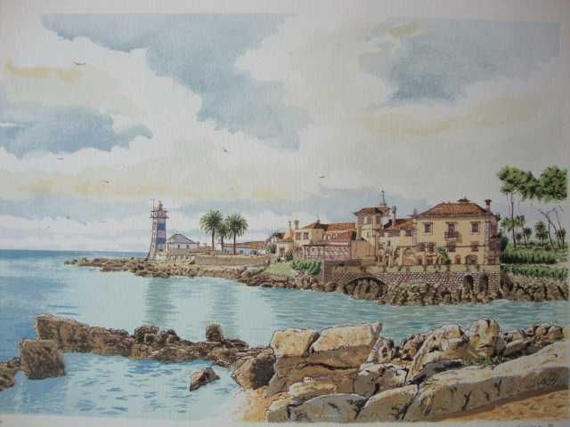 Serigrafia- Farol de Santa Marta - Cascais