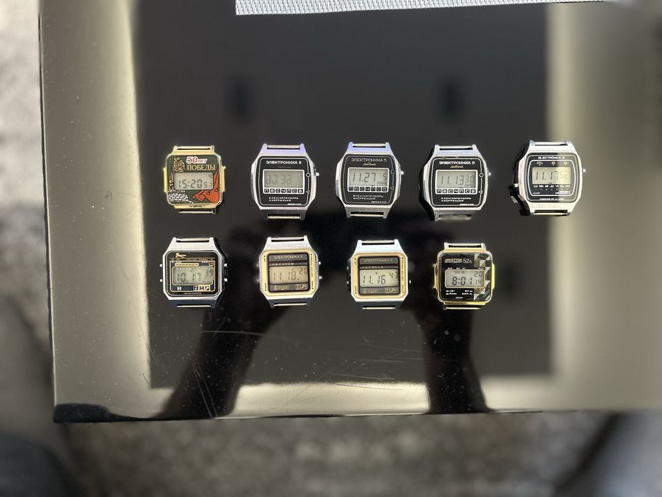 Zegarki Elektronika lata 80