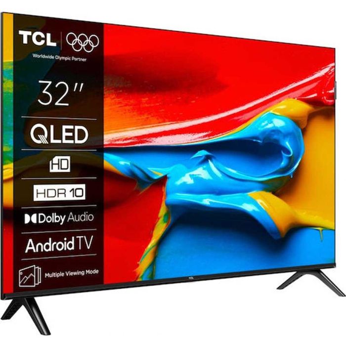 Телевізор TCL   HD QLED 32V4C  Google TV  Нова модель 2025-2026 року