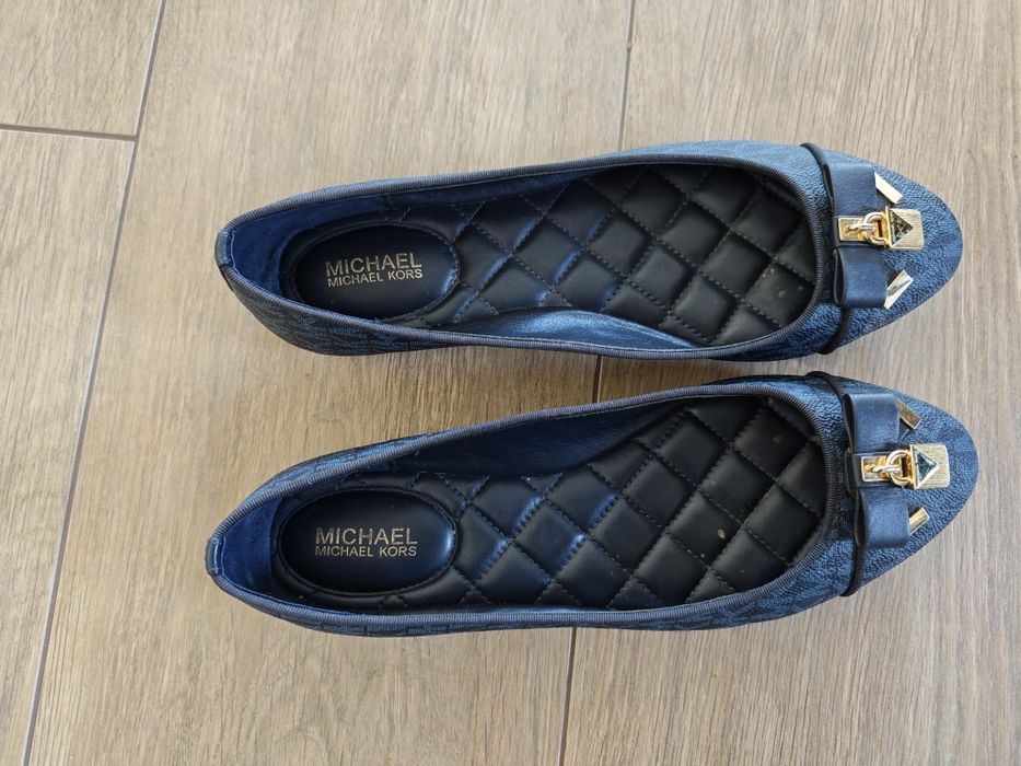 Granatowe baleriny Michael Kors, rozmiar 38