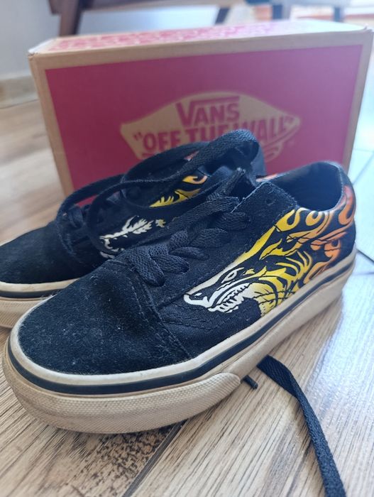 buty chłopięce Vans  Ferocious Flame old skool