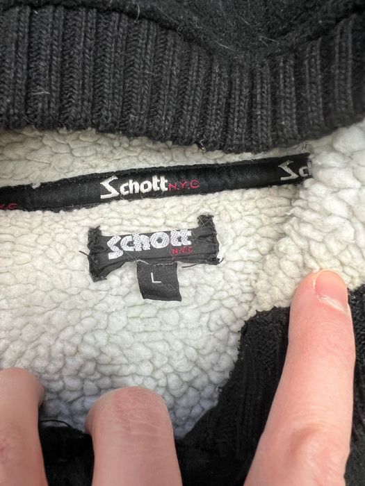 Ocieplana Kurtka Schott vintage 90’s zipped winter