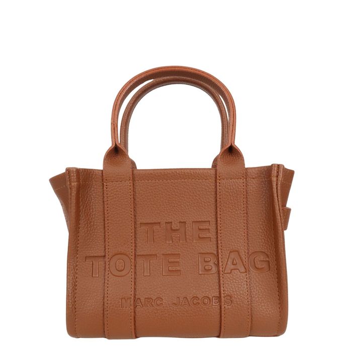 Marc Jacobs Damska Torba Tote Bag Brązowa Skórzana Torba Skórzana Torebka Mała ACS6281