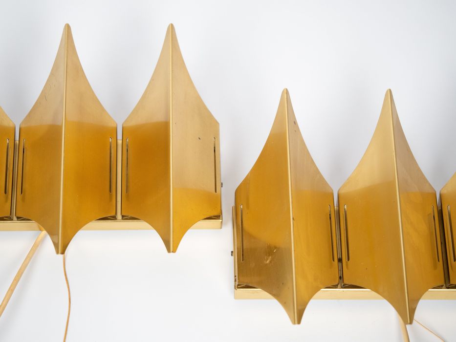 Para duńskich vintage lamp Gothic 3 proj. Bent Karlby, Lyfa, lata 60
