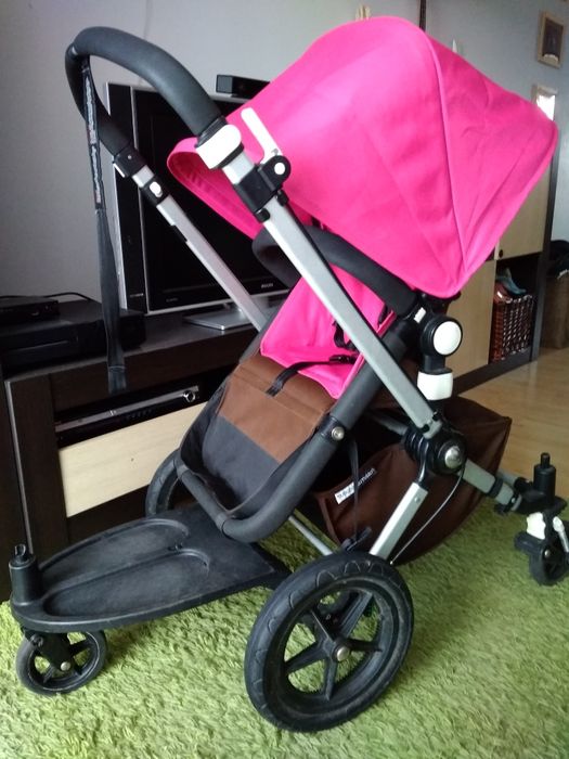 Wózek Bugaboo Cameleon 2 3w1 zestaw dodatki dostawka dla starszego