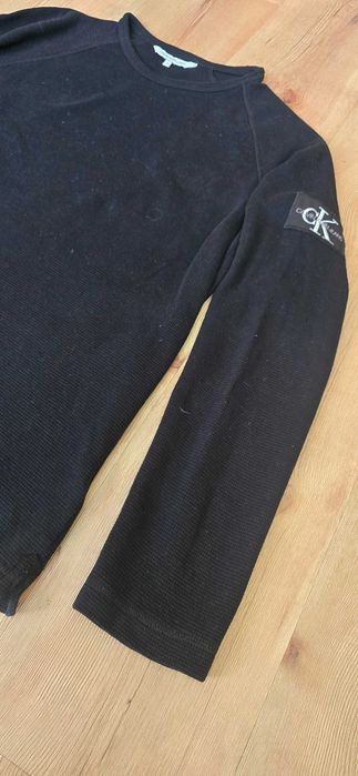 Calvin Klein Jeans Sweter Bluza Czarna M Oryginał Logo
