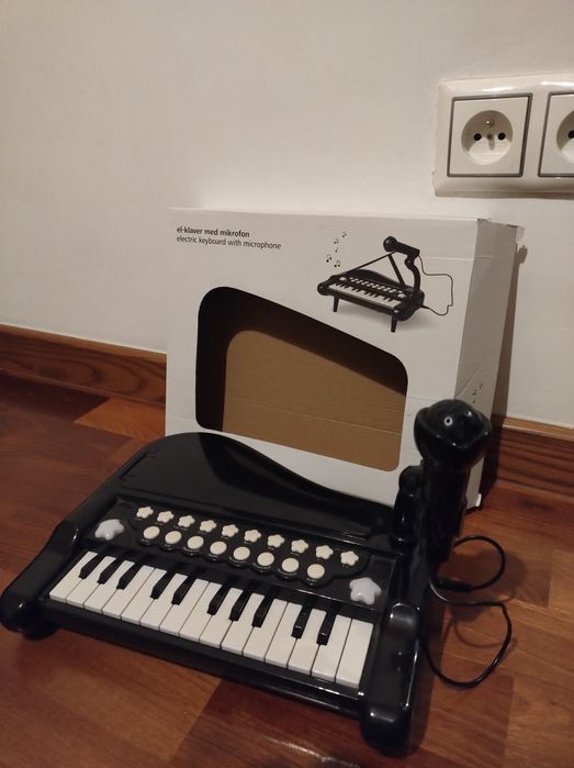 Fortepian keyboard+ mikrofon