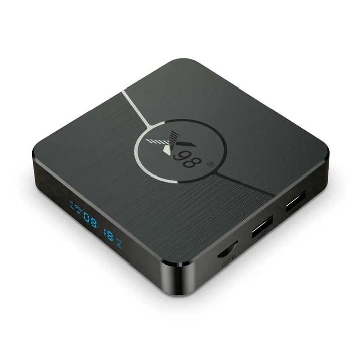 Новая прошитая Смарт андроид ТВ 11 box приставка X98 Plus 4/32