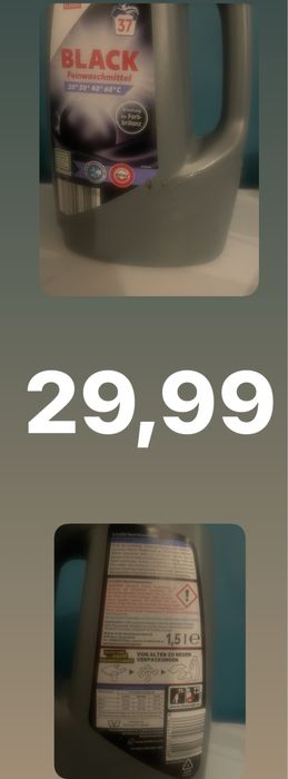 Niemiecki Plyn do prania do czarnego