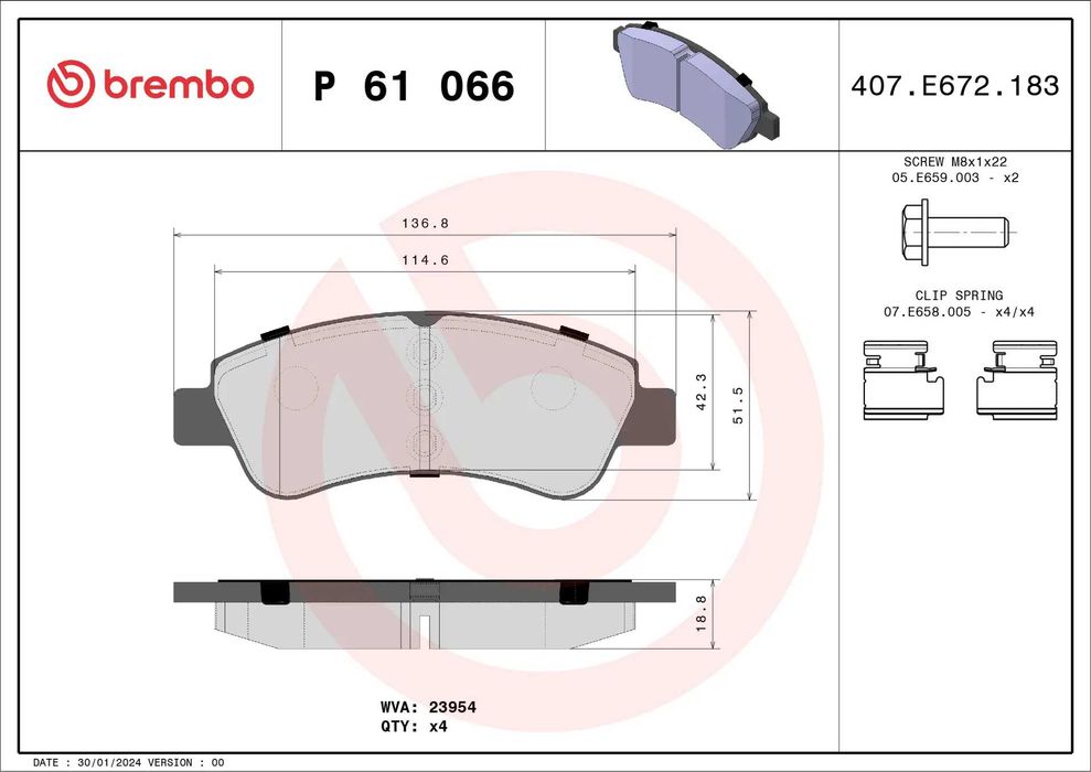 Discos e Pastilhas Brembo