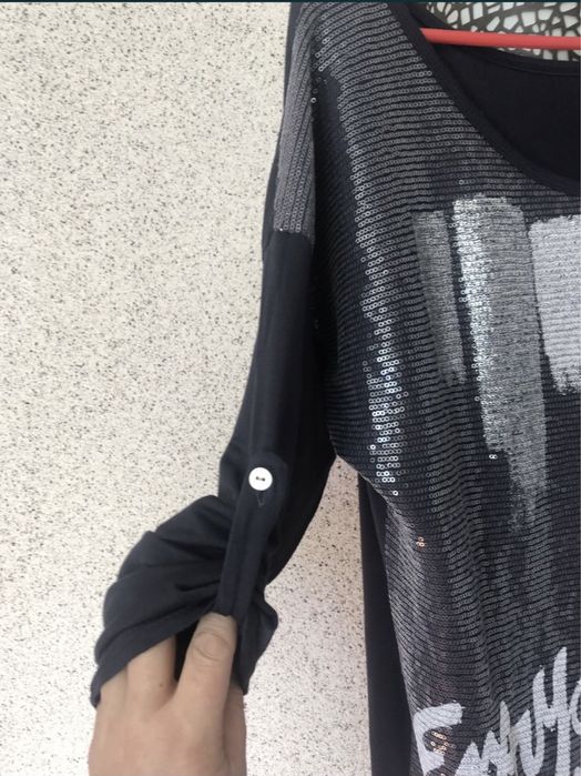 Італійська легка кофта, реглан  в паєтки 48-50 роз