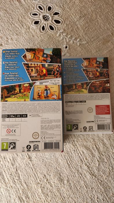 Asterix e obelix xxl2 edição limitada nintendo switch