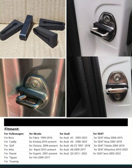 Демпфери замків дверей Volkswagen, Skoda, Audi, Seat