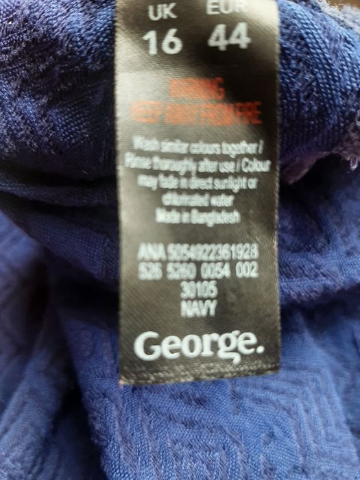 Купальник суцільний George, 52 р