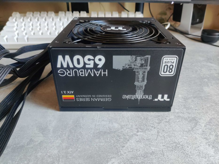 Thermaltake Hamburg 650W Блок живлення (ATX 3.1, перевірений)