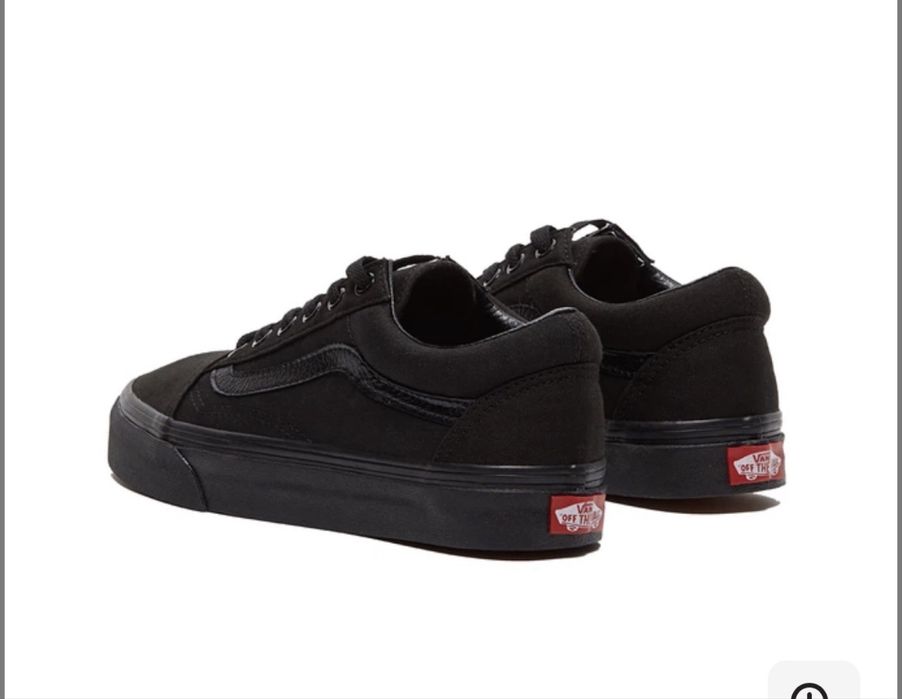 Жіночі кеди vans old skool mono black чорний