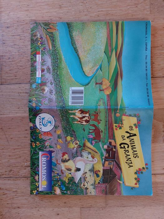 Caderneta de cromos "Os animais da Granja" - Completa