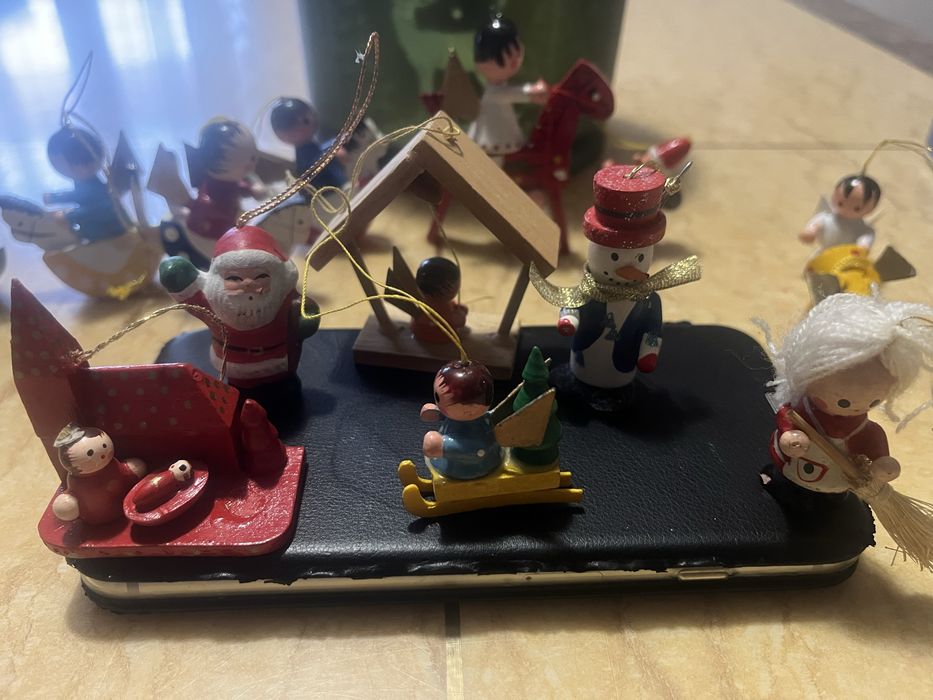 Игрушки на елинку, винтаж, дерево, made in Germany