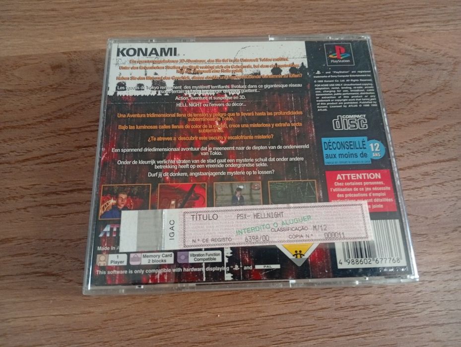 Hellnight PS1 Completo