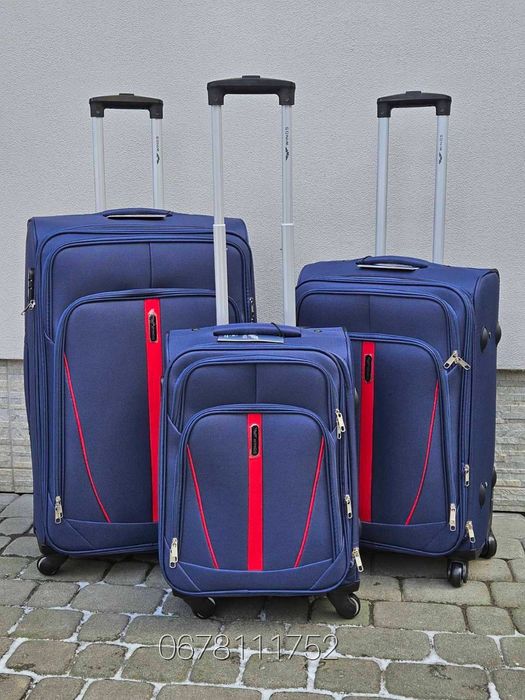 WINGS 1706-4 Польща валізи чемоданы ручна поклажа сумки на колесах