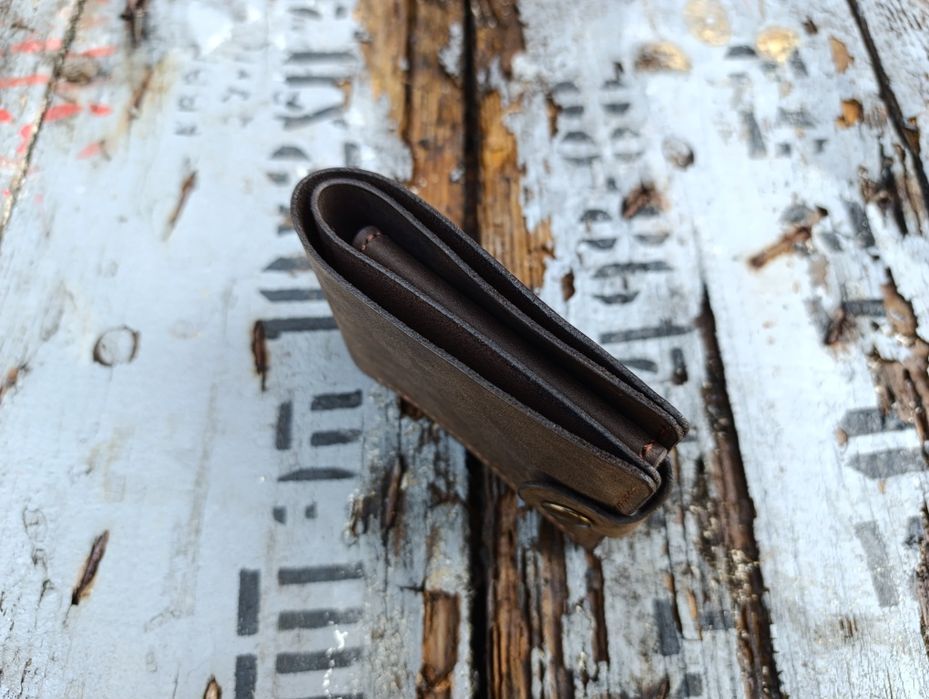 Шкіряний гаманець/Кошелек/Натуральна шкіра/Ручна робота