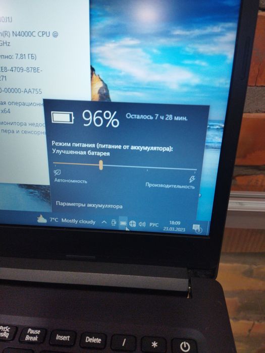 Ноутбук acer aspire 3 A315-34 intel N4000/8gb/128gb SSD nvme/15.6HD