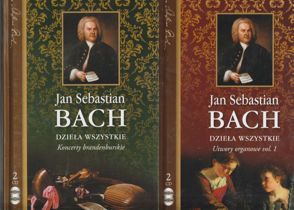 Jan Sebastian Bach Dzieła wszystkie.cz.2-3 książki + płyty cd