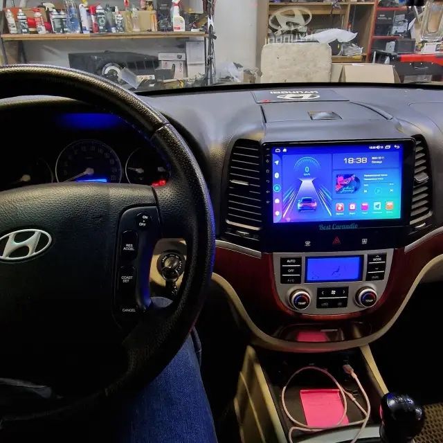 Магнітола 2/32CarPlay швидкий процесор Hyndai Santa FE CантаФЕ 2005-12