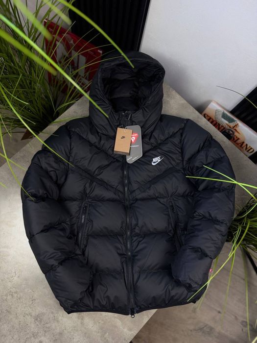 Теплий пуховик Nike Storm-Fit чорний новий/ зимня куртка найк шторм фіт чоловіча/ пухан найк