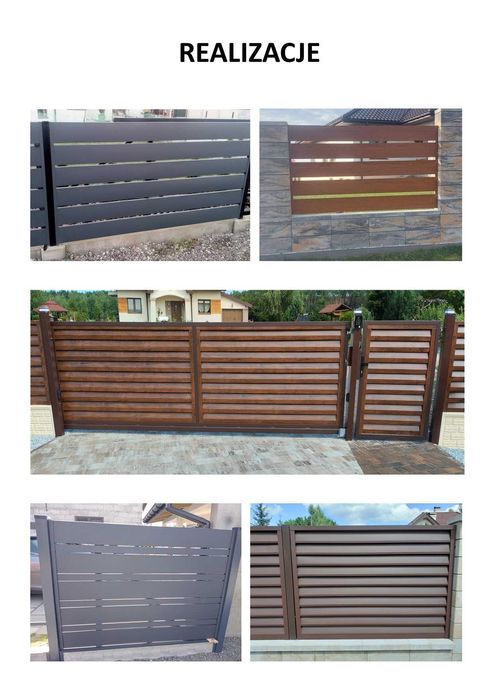 Przęsło 120x200 ogrodzenie palisada panel płot sztacheta PROMOCJA