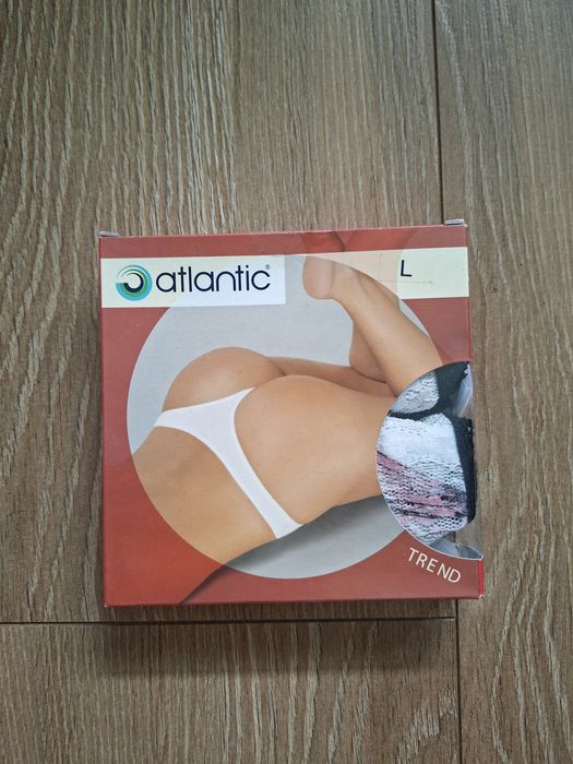 Stringi damskie Atlantic, rozmiar L, 2PACK