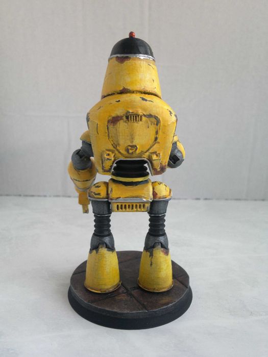Fallout Utility Protectron Budowlany figurka