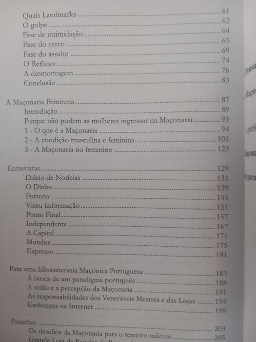 A Maçonaria entreaberta - Luís Nandin de Carvalho