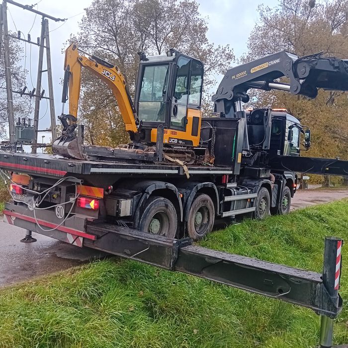 Usługi transportowe, dźwigowe, hds, terenowy