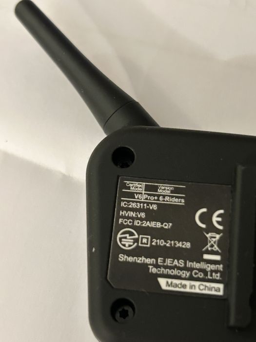 Intercomunicador Bluetooth para mota V6 Pro